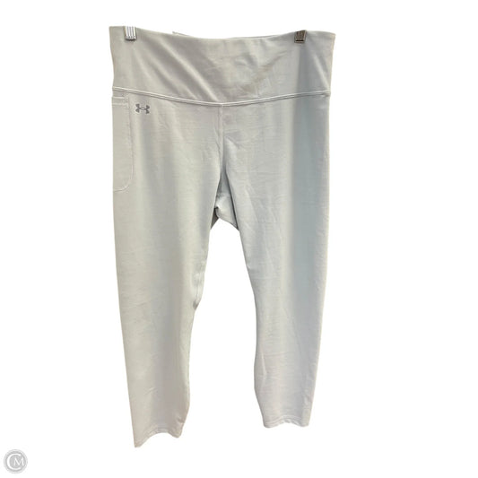 Athletic Leggings By Under Armour In Blue, Size: Xl