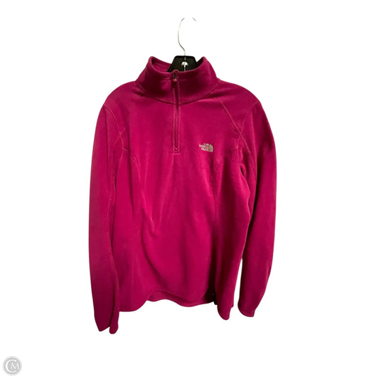 Athletic Sweatshirt Collar By The North Face In Pink, Size: L