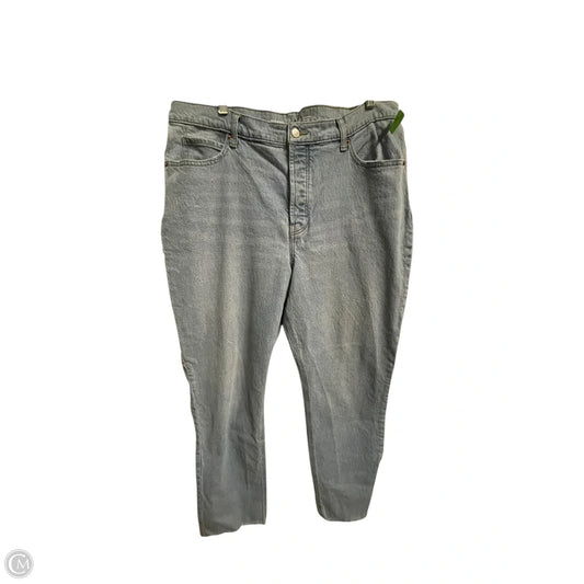 Jeans Straight By Old Navy In Blue Denim, Size: 16