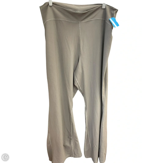 Athletic Leggings By Old Navy In Grey, Size: 2x