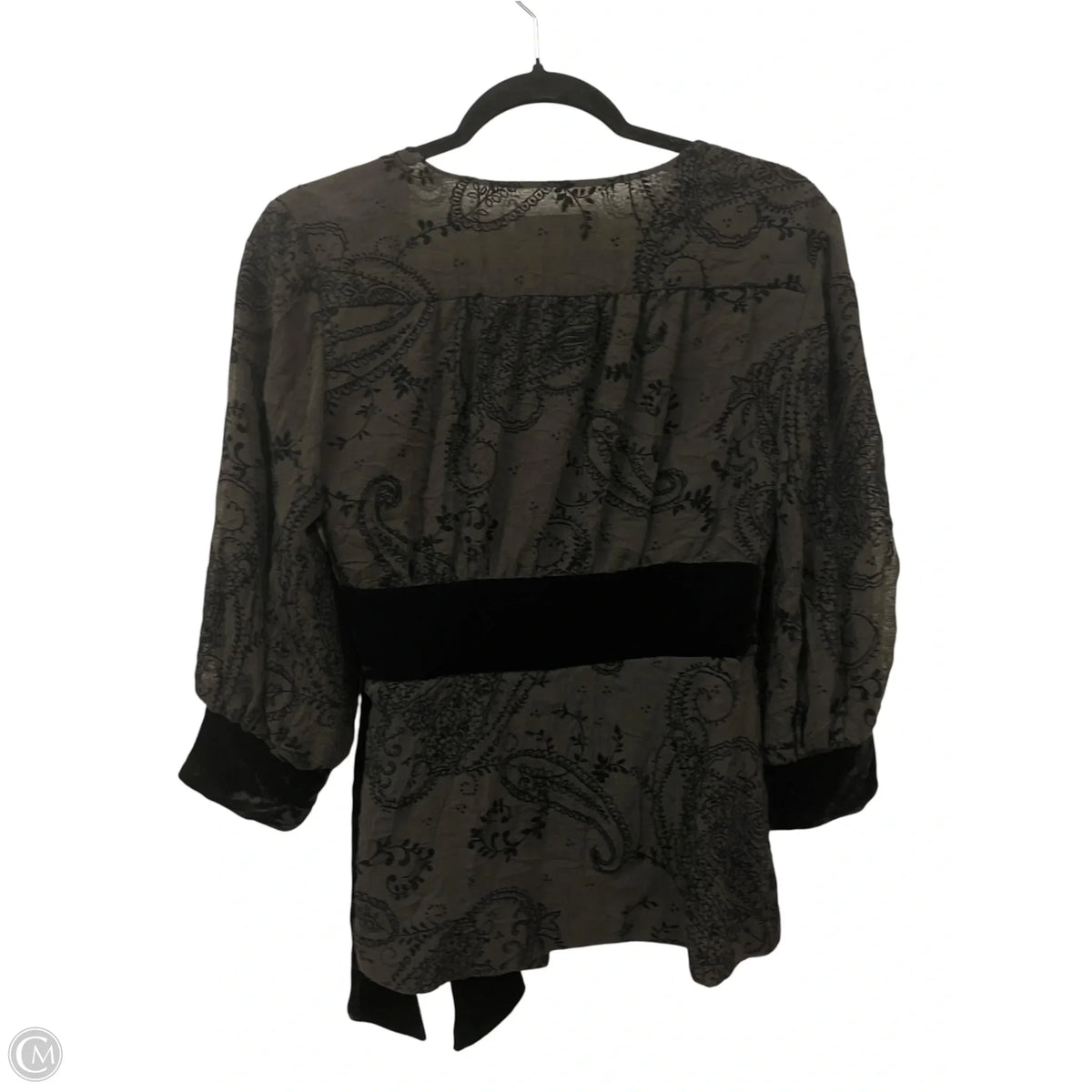Top Long Sleeve By Tibi In Black, Size: M