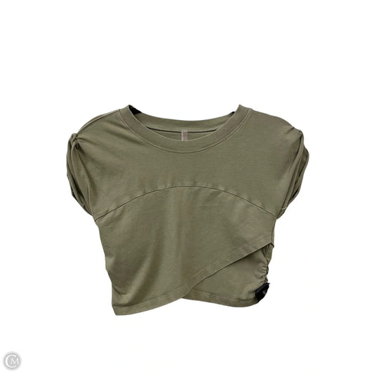 Athletic Top Short Sleeve By Free People In Green, Size: M