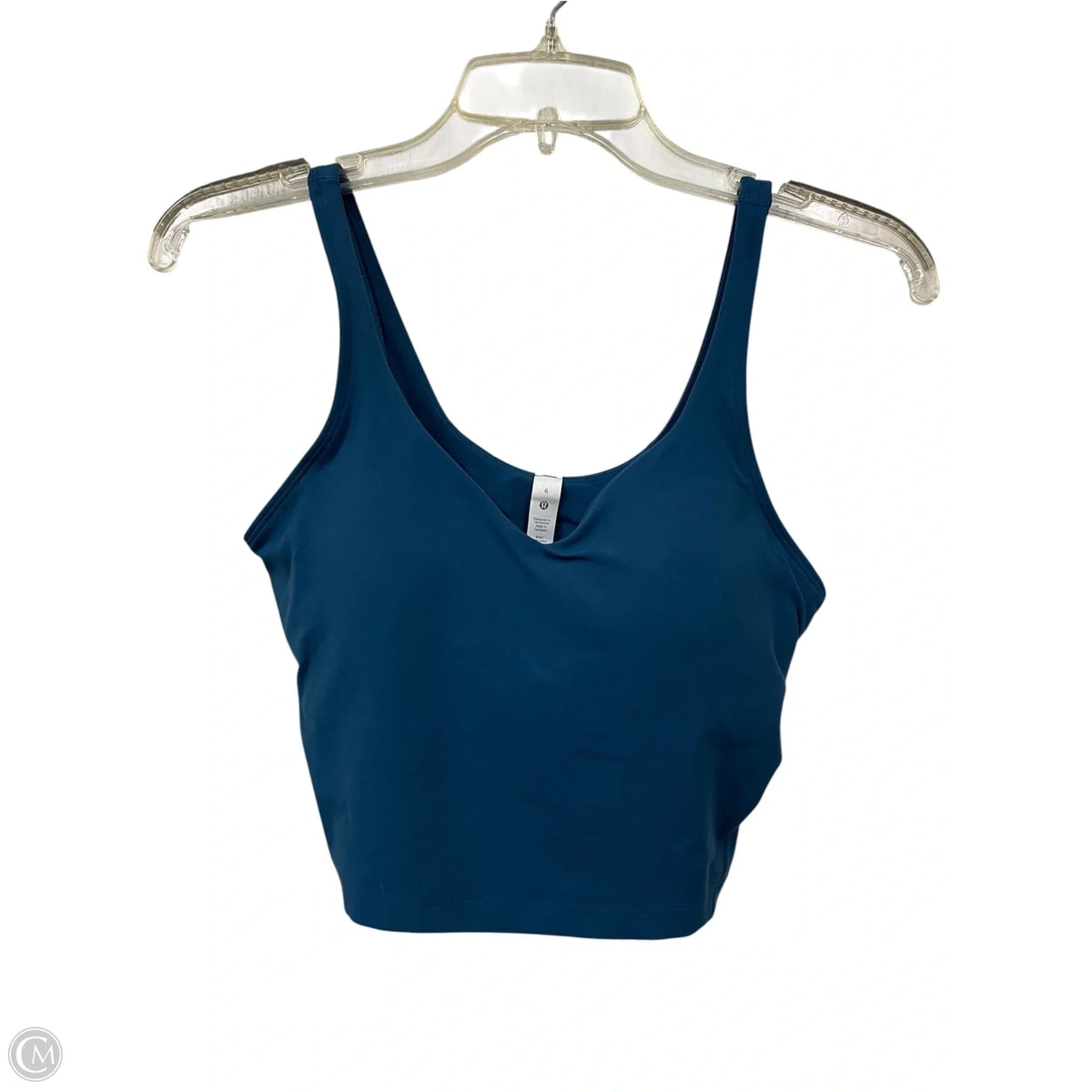 Athletic Bra By Lululemon In Blue, Size: 6
