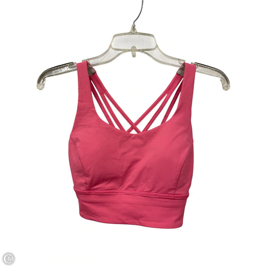 Athletic Bra By Lululemon In Pink, Size: 4