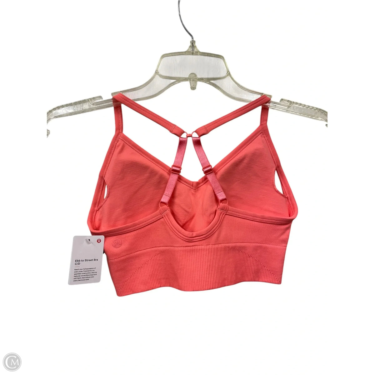Athletic Bra By Lululemon In Coral, Size: 4