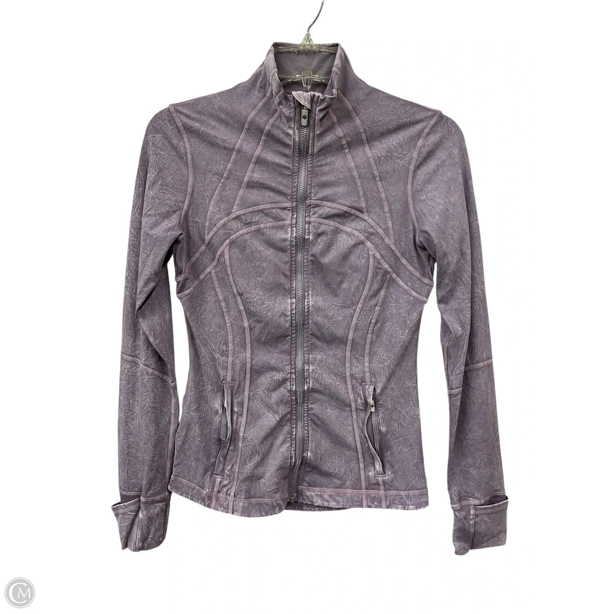 Athletic Jacket By Lululemon In Purple, Size: 6