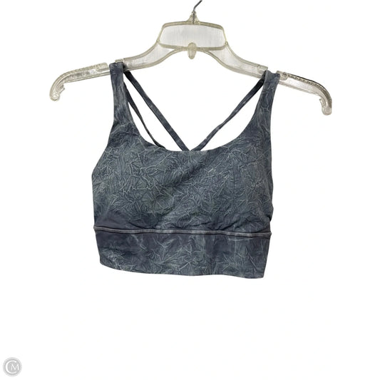 Athletic Bra By Lululemon In Grey, Size: 6
