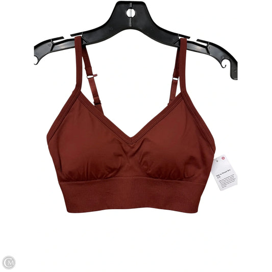 Athletic Bra By Lululemon In Brown, Size: 6