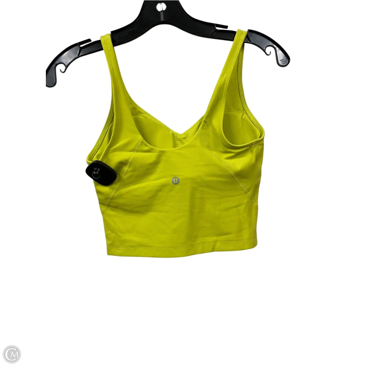 Athletic Bra By Lululemon In Chartreuse, Size: 6