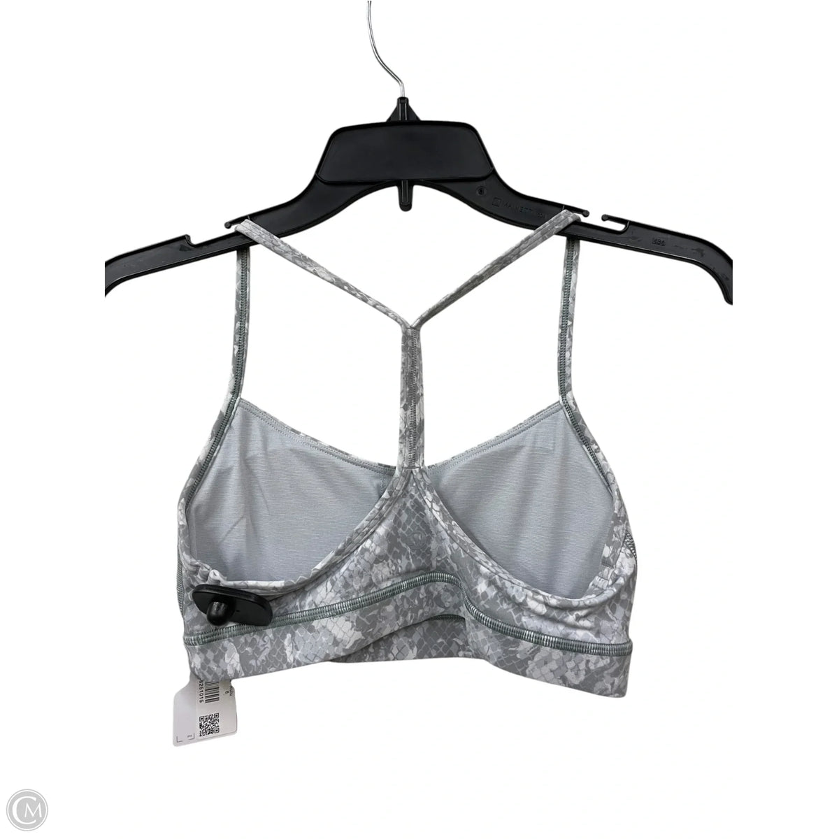 Athletic Bra By Lululemon In Grey, Size: 6
