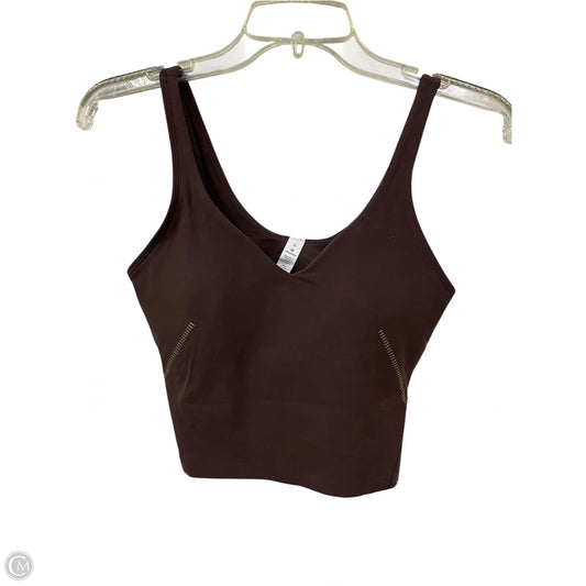 Athletic Bra By Lululemon In Brown, Size: 6
