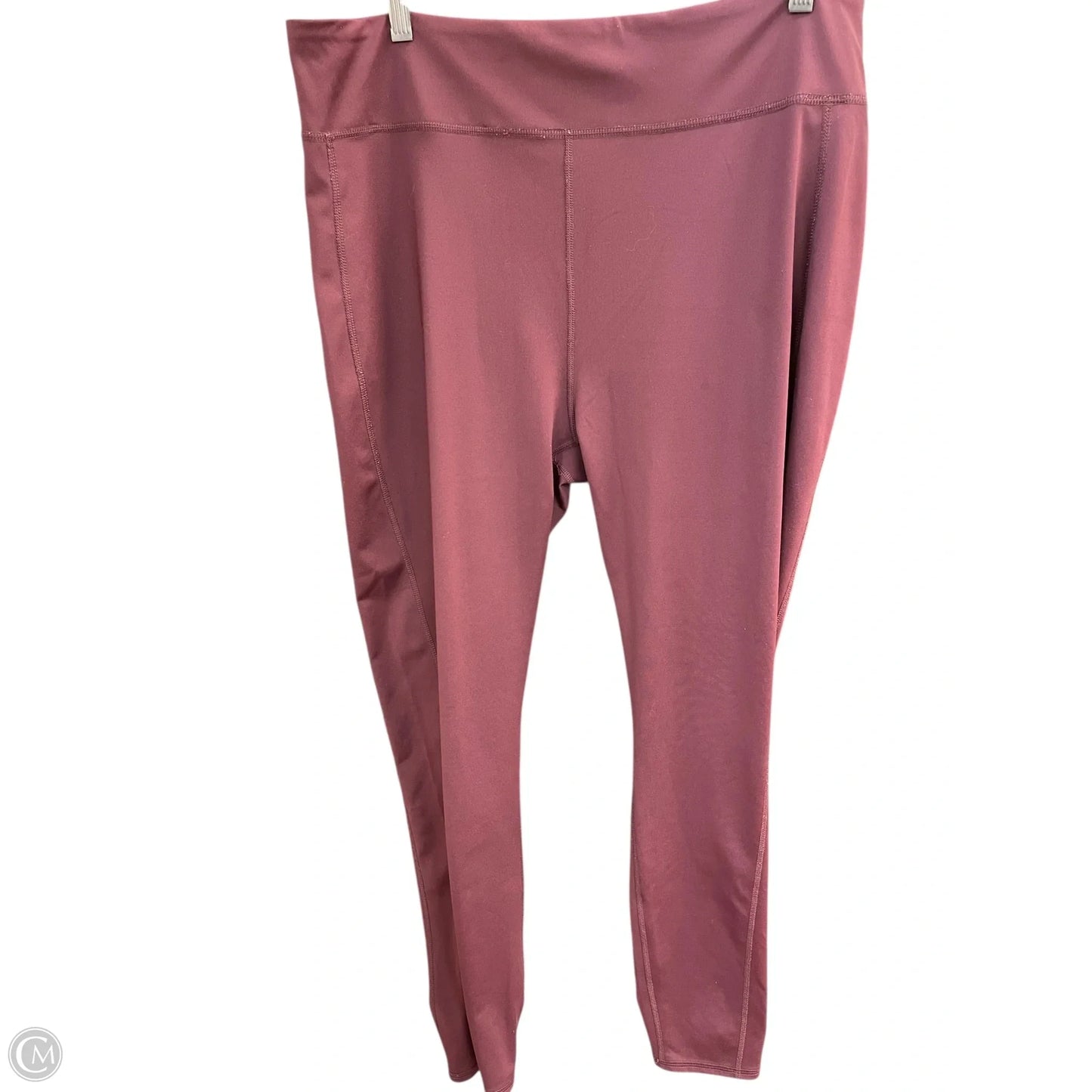 Athletic Leggings By Columbia In Red, Size: 2x