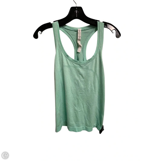 Athletic Tank Top By Lululemon In Teal, Size: 10