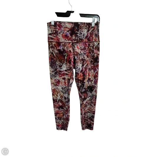 Athletic Pants By Lululemon In Multi-colored, Size: 8