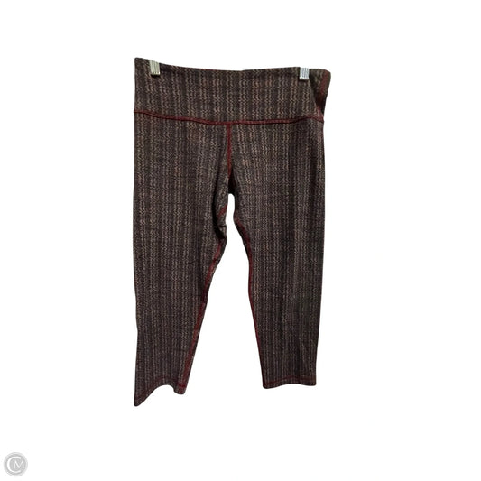 Athletic Leggings By Lululemon In Multi-colored, Size: 4