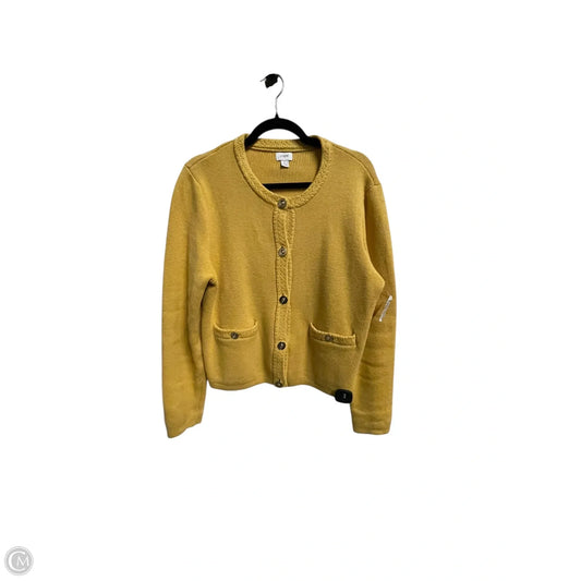 Cardigan By J. Crew In Yellow, Size: L