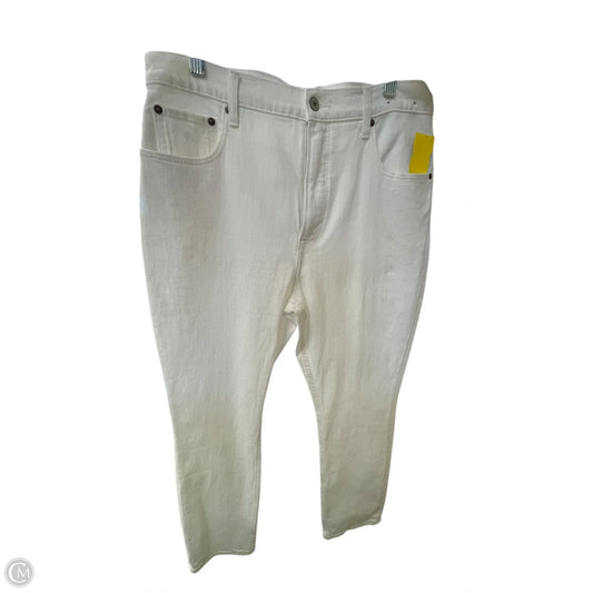 Jeans Skinny By Abercrombie And Fitch In White, Size: 12