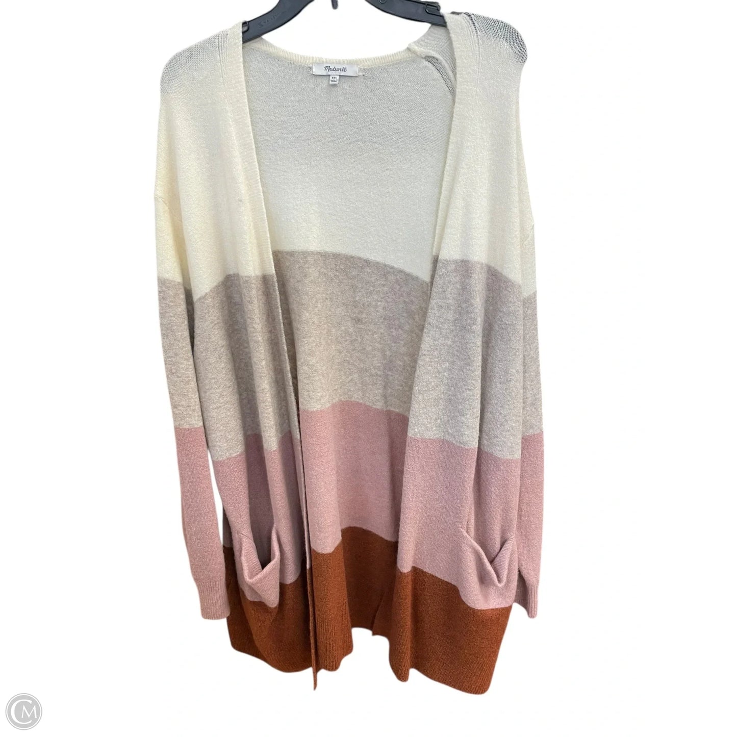 Cardigan By Madewell In Pink & White, Size: 2x