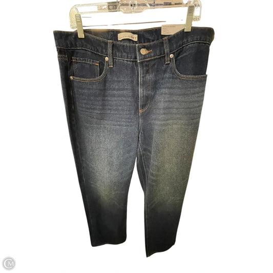 Jeans Wide Leg By Loft In Blue Denim, Size: 10