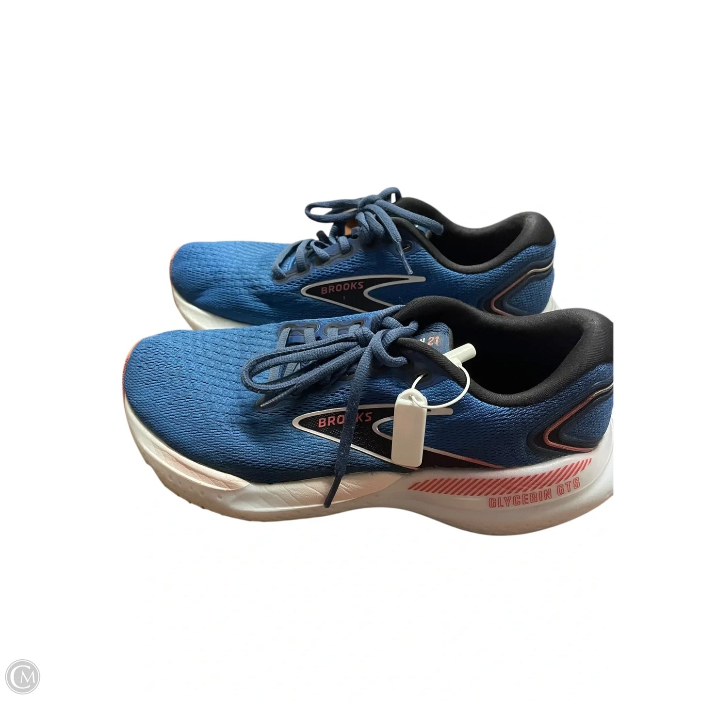 Shoes Sneakers By Brooks In Blue & Pink, Size: 8