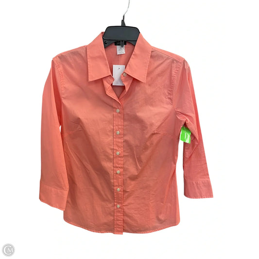 Top Long Sleeve By J. Crew In Pink, Size: M