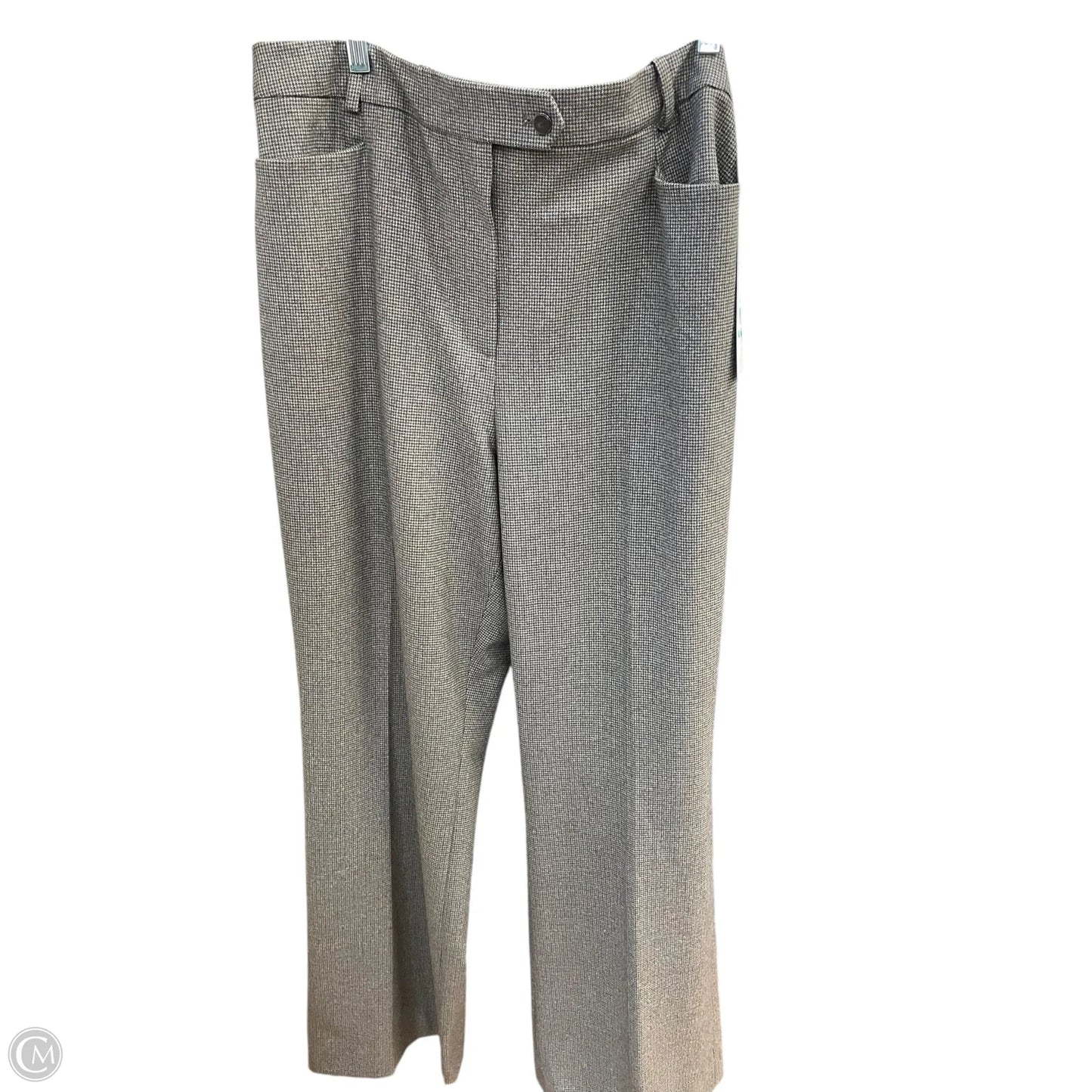 Pants Wide Leg By Calvin Klein In Brown, Size: 16