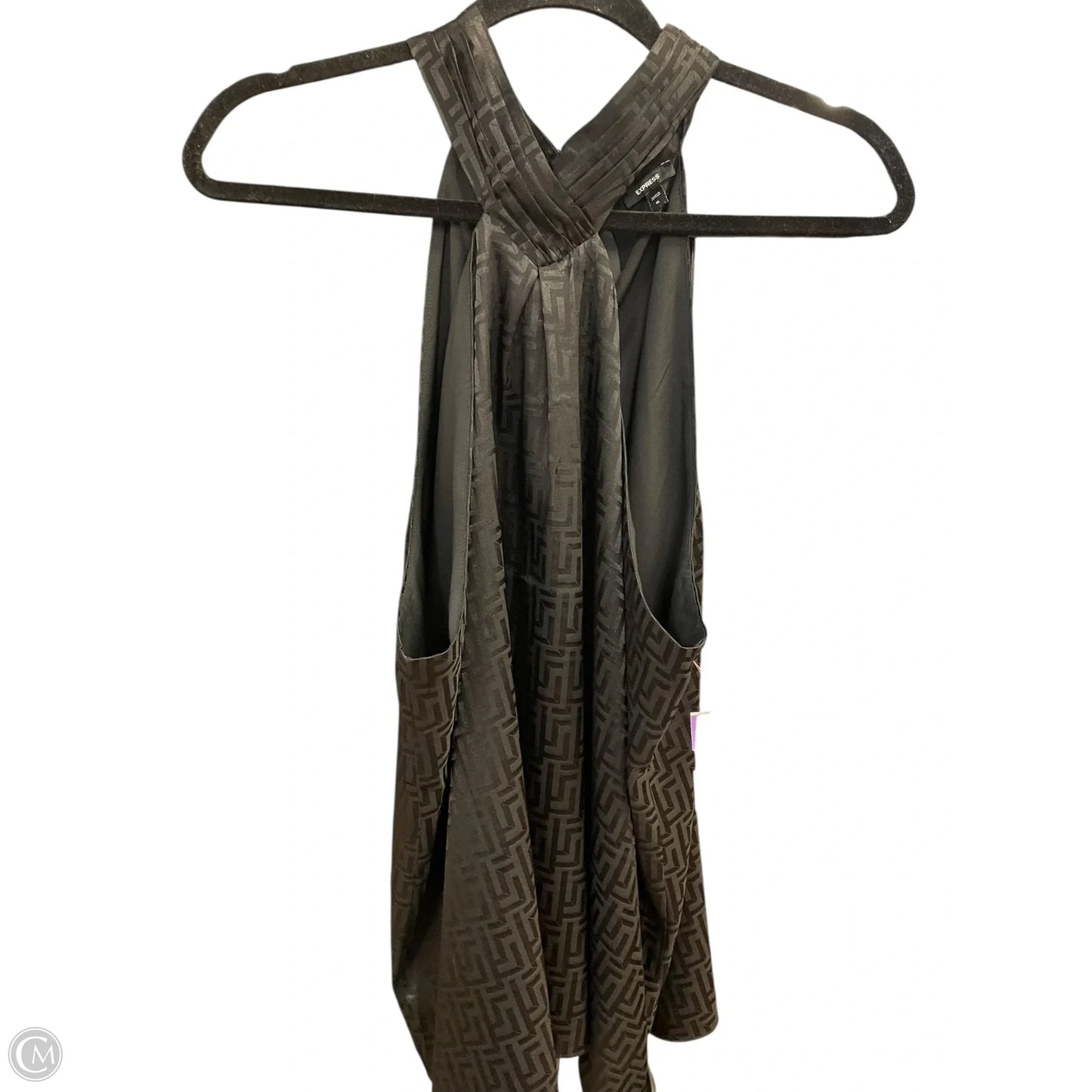 Top Sleeveless By Express In Black, Size: Xl