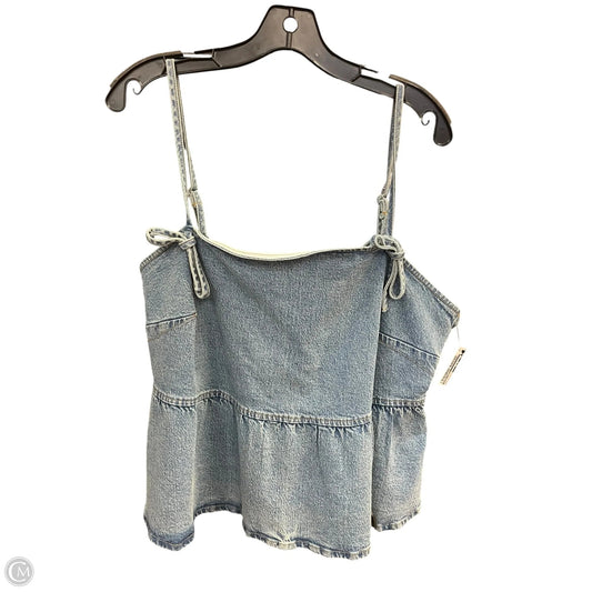 Top Sleeveless By Wild Fable In Blue, Size: 2x