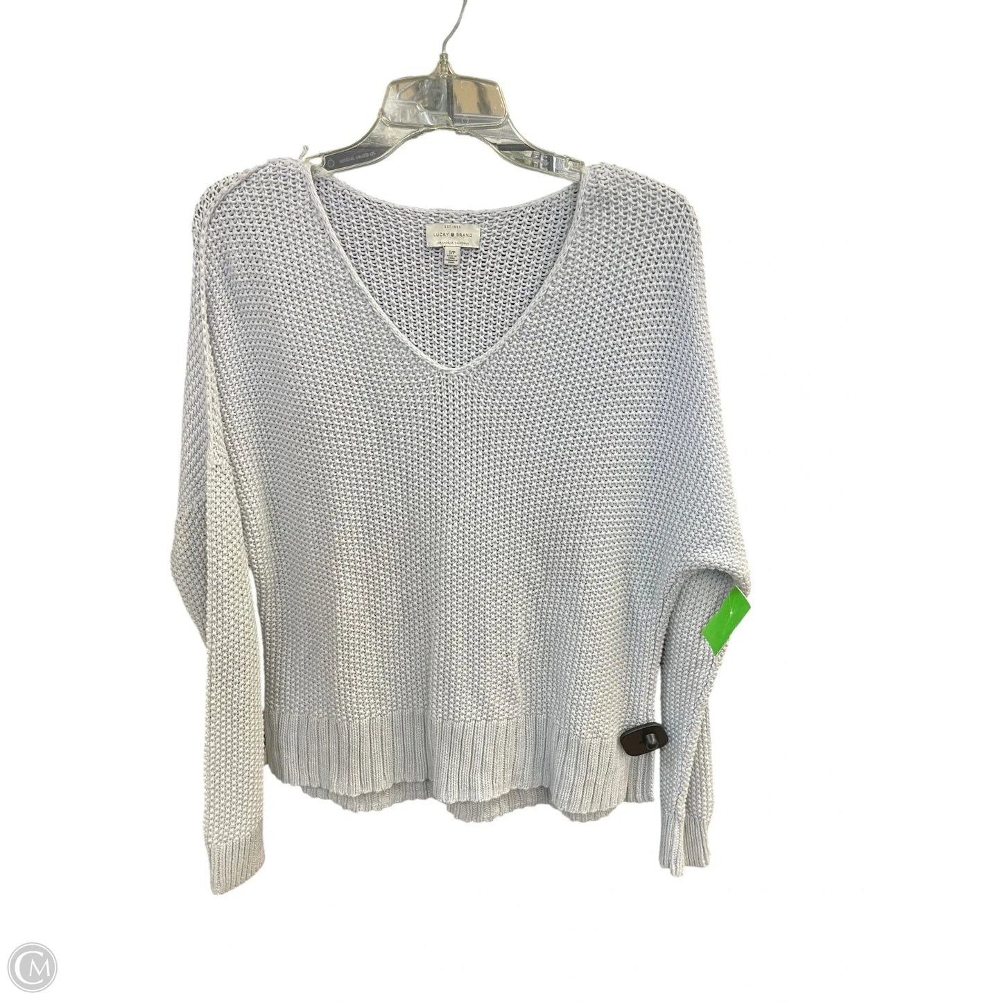 Top Long Sleeve Basic By Lucky Brand In Blue, Size: S