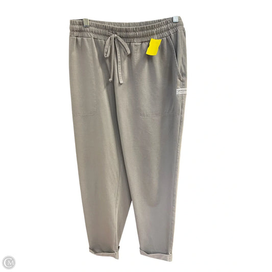 Athletic Pants By Life Is Good In Grey, Size: L