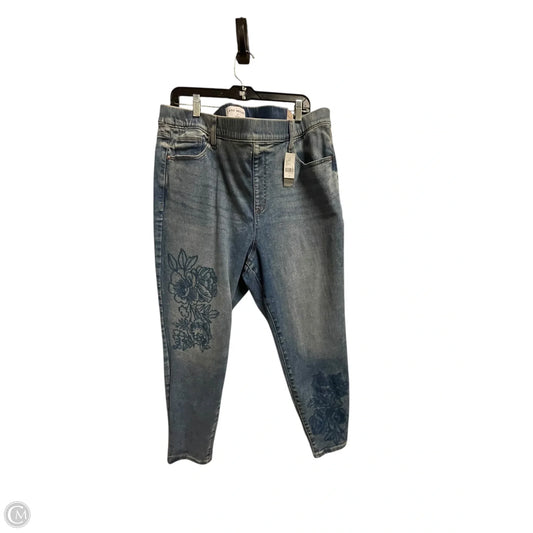 Jeans Jeggings By Lane Bryant In Blue, Size: 22