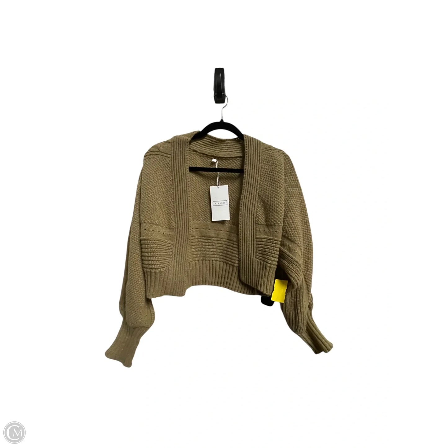 Sweater Cardigan By Ninexis In Tan, Size: S