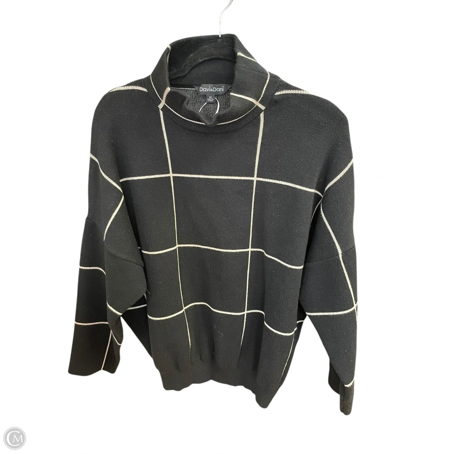 Sweater By Davi & Dani In Black, Size: 1x