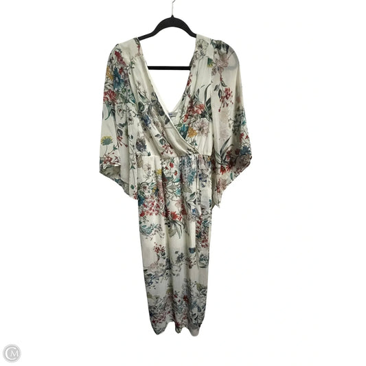 Dress Casual Maxi By Bailey Blue In Floral Print, Size: 8