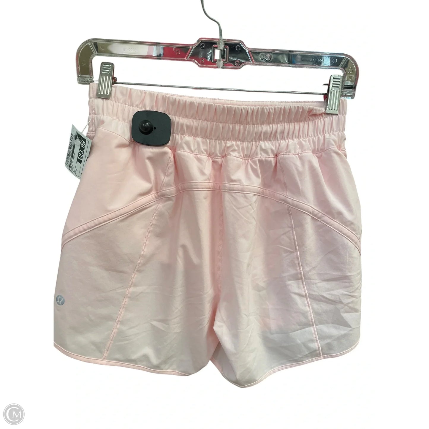 Athletic Shorts By Lululemon In Pink, Size: 6