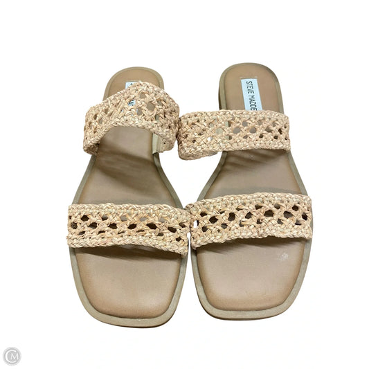 Sandals Flats By Steve Madden In Brown, Size: 8
