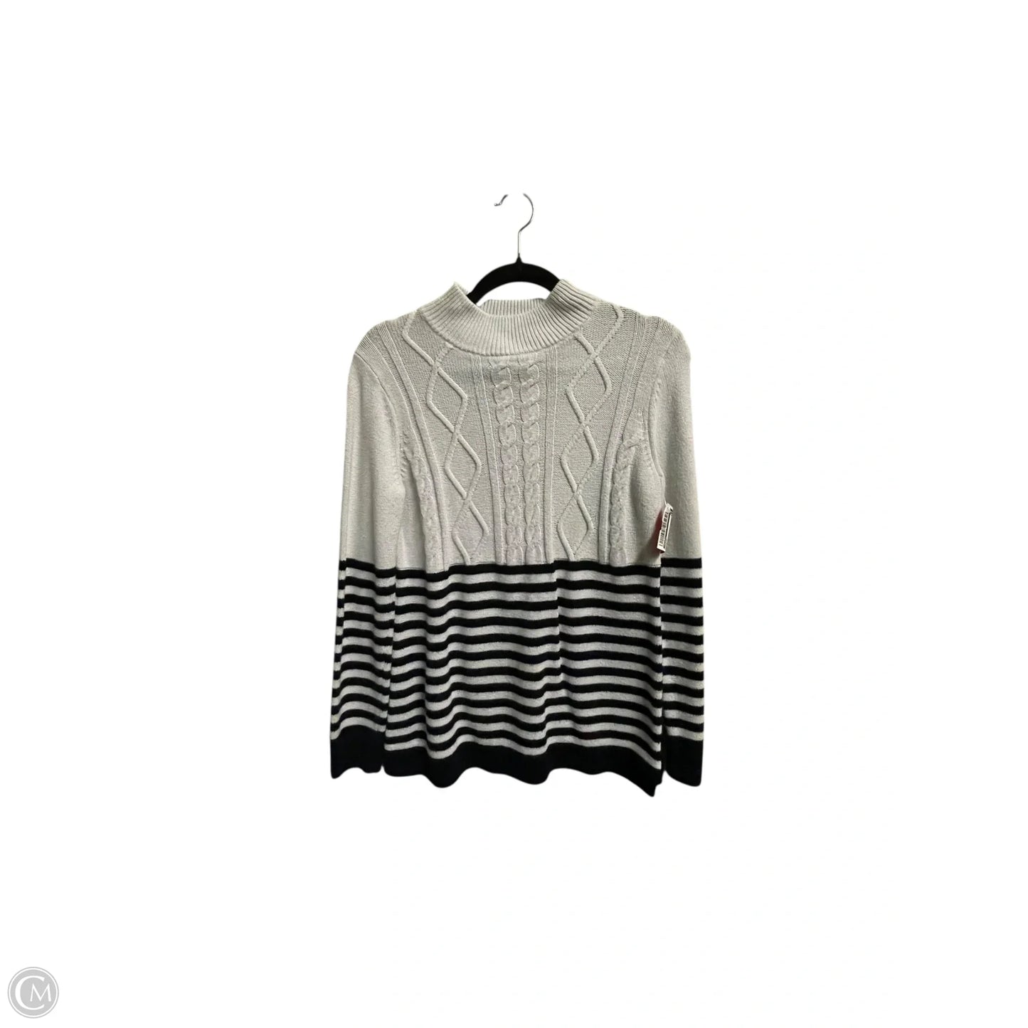 Sweater By Talbots In White, Size: M