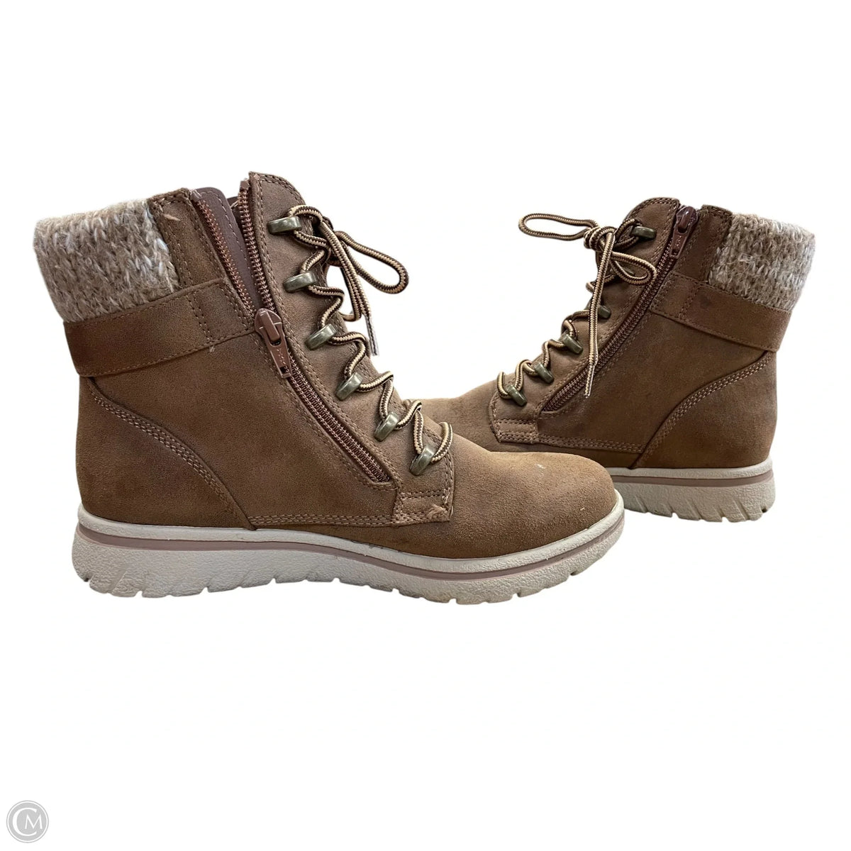 Boots Combat By Cliffs By White Mountain In Brown, Size: 7.5