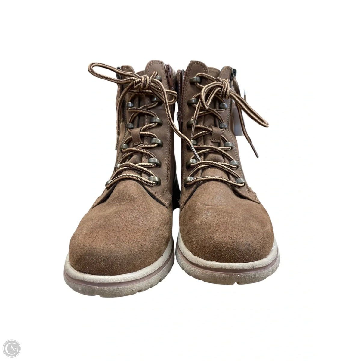 Boots Combat By Cliffs By White Mountain In Brown, Size: 7.5