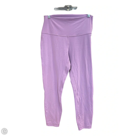 Athletic Leggings By Lululemon In Purple, Size: 10