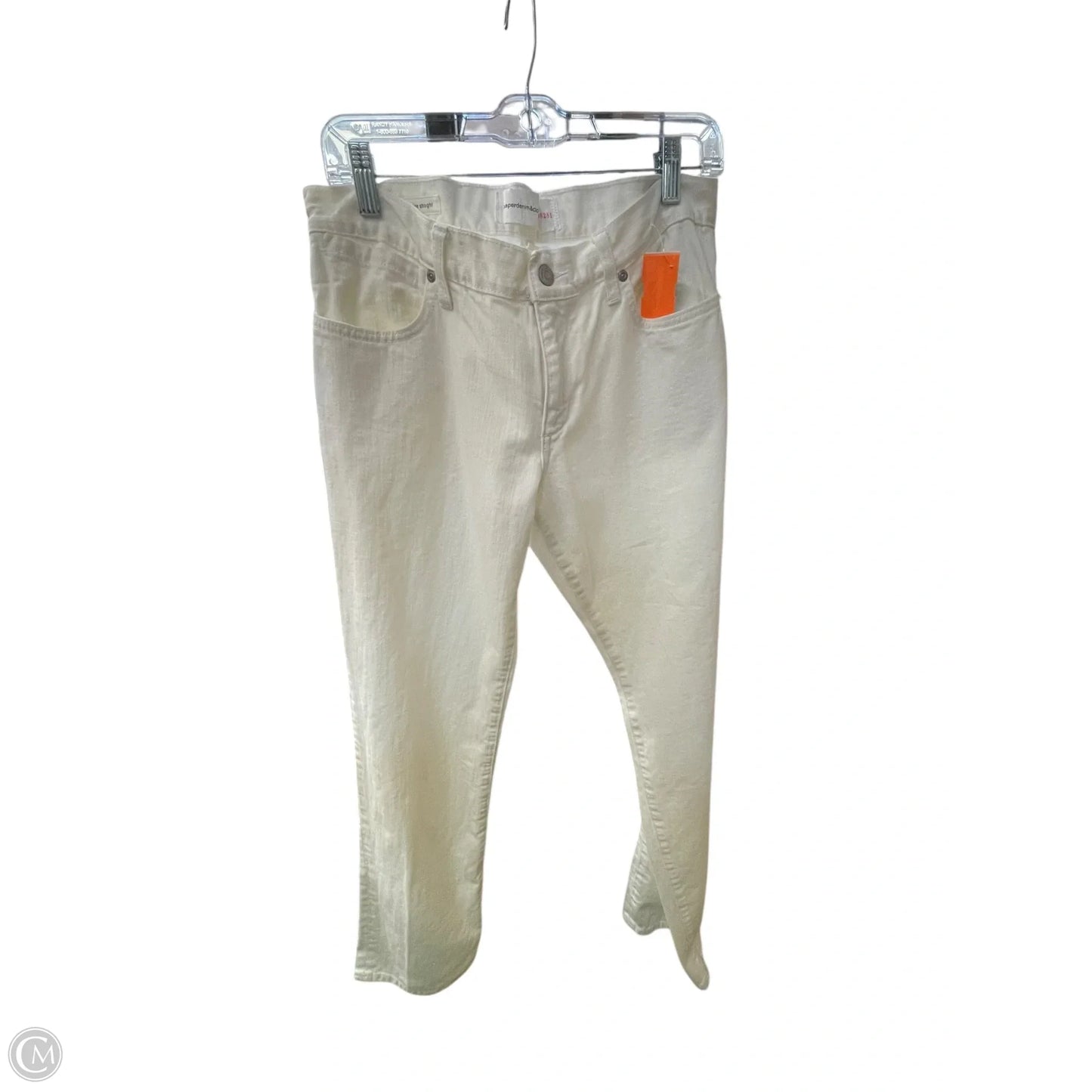 Jeans Straight By Clothes Mentor In White, Size: 12