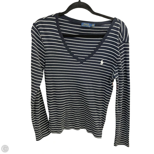 Top Long Sleeve By Polo Ralph Lauren In Navy, Size: M