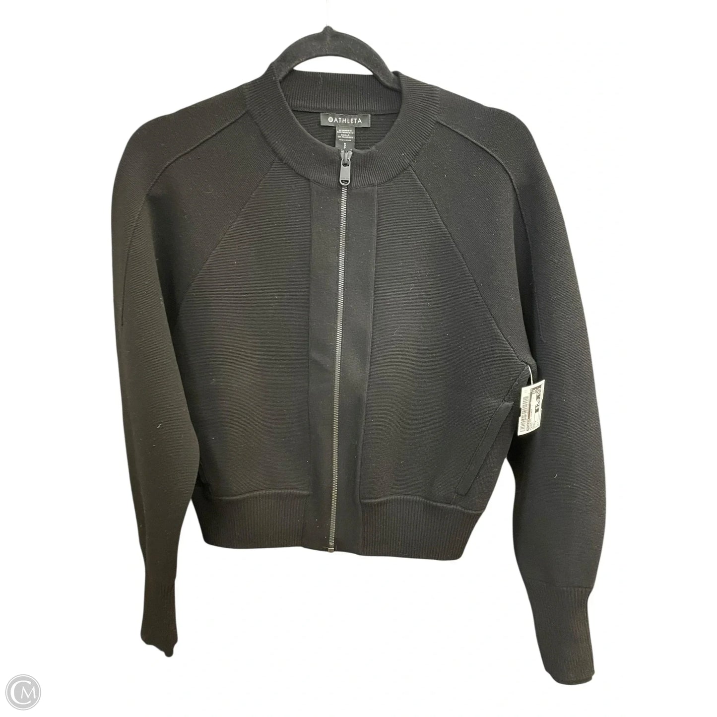 Athletic Jacket By Athleta In Black, Size: S