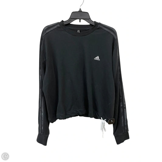Athletic Sweatshirt Crewneck By Adidas In Black, Size: Xl