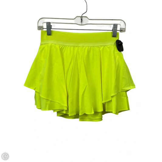 Athletic Skirt By Lululemon In Yellow, Size: 4