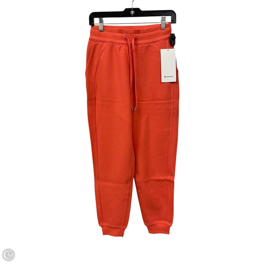Pants Joggers By Lululemon In Orange, Size: 4