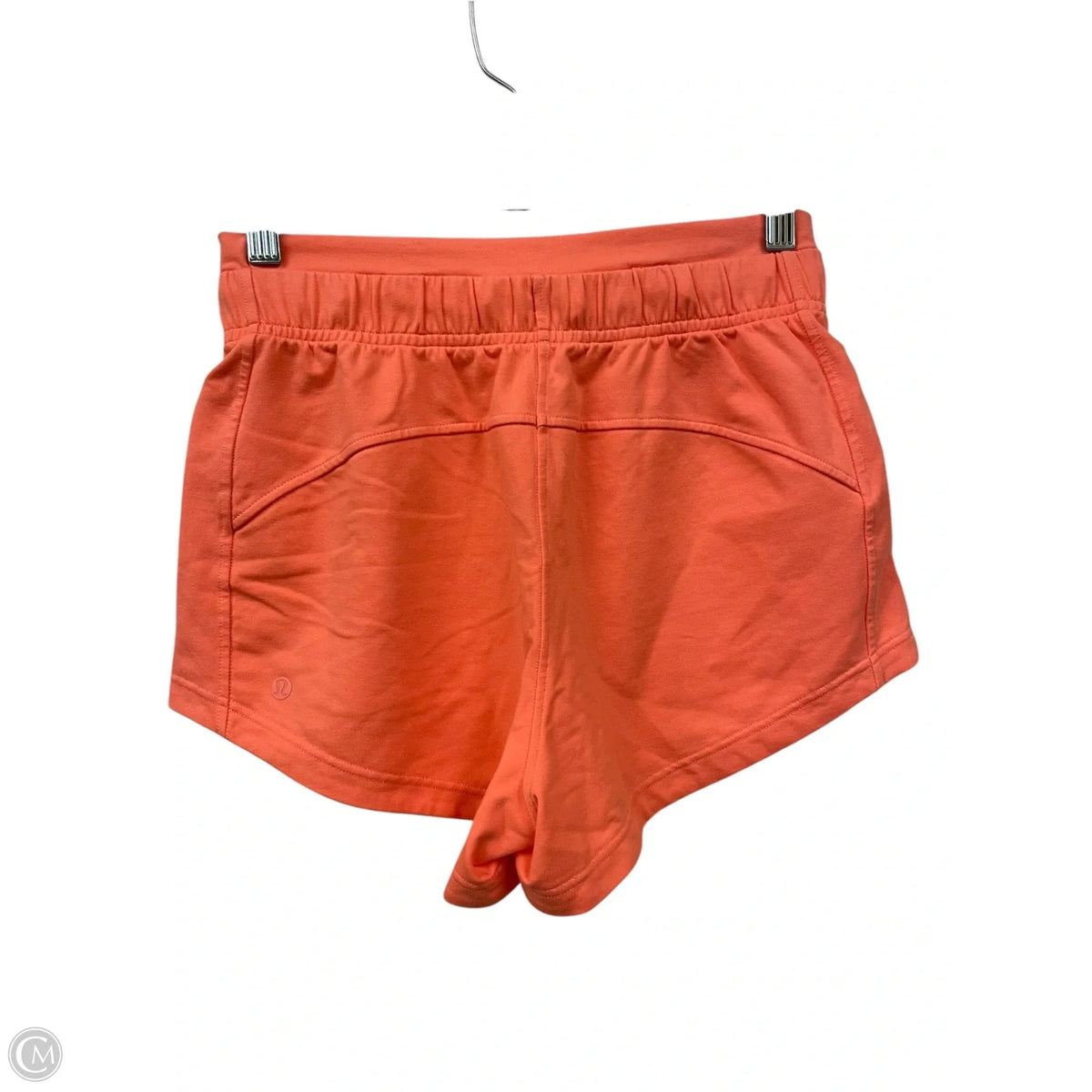 Athletic Shorts By Lululemon In Orange, Size: 4