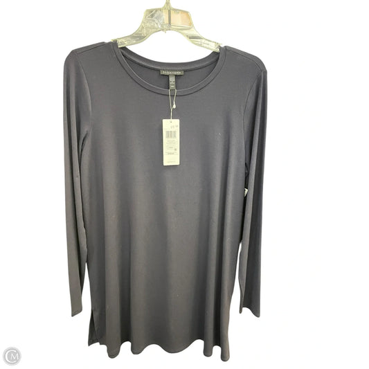 Top Long Sleeve By Eileen Fisher In Black, Size: M
