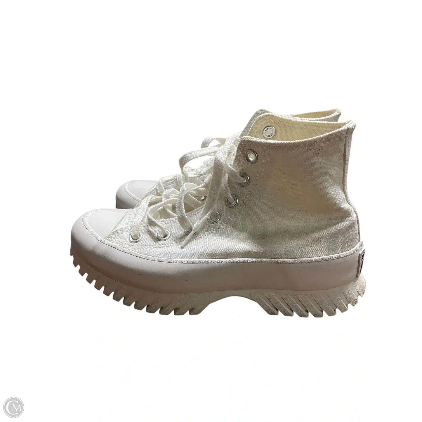 Shoes Heels Platform By Converse In White, Size: 6.5