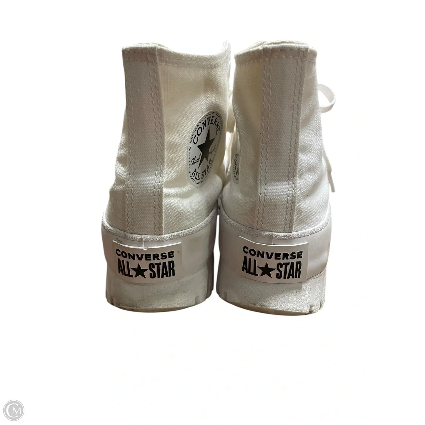 Shoes Heels Platform By Converse In White, Size: 6.5
